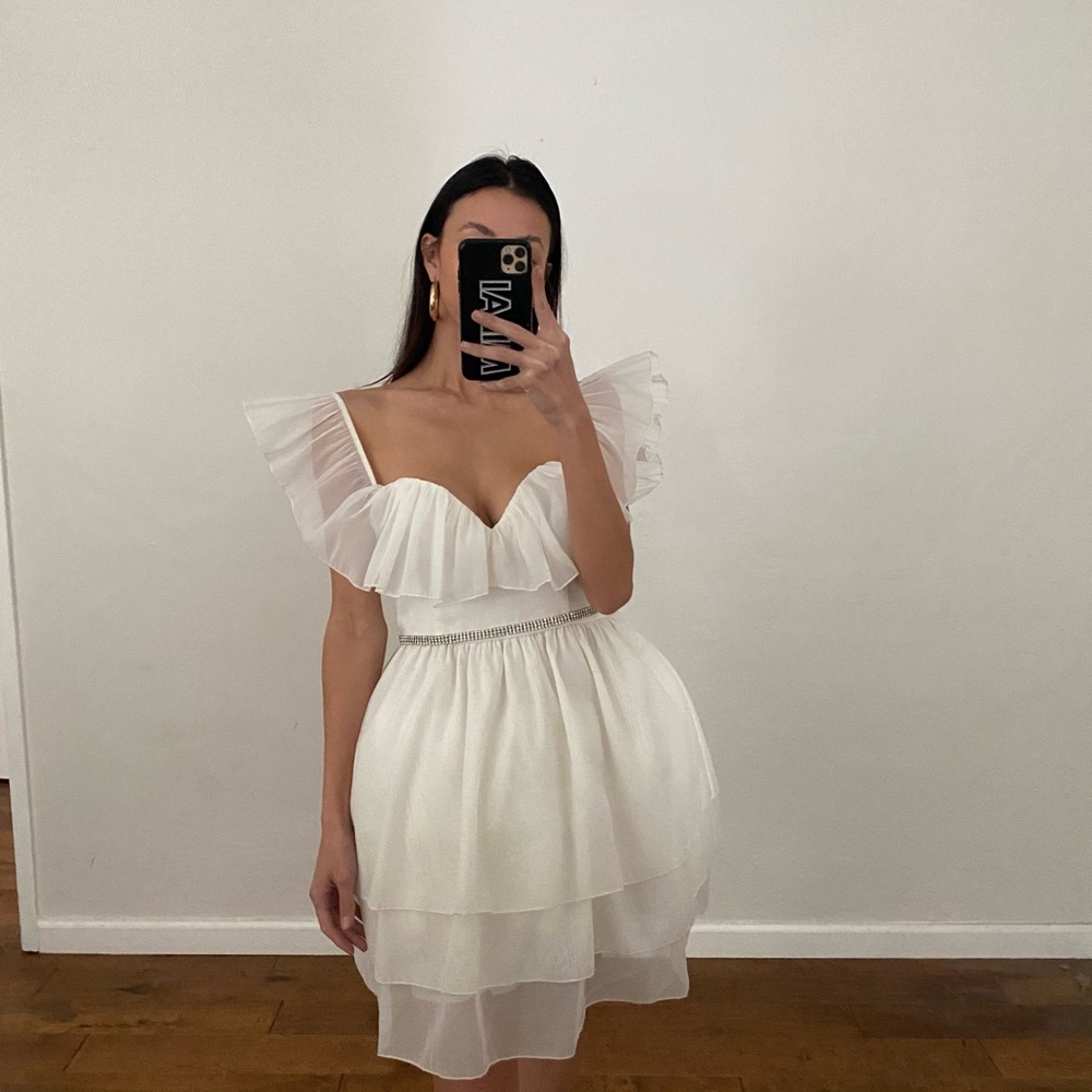 Revolve NBD white dress